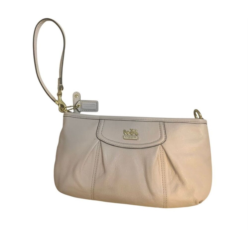 COACH Madison Leather Large Wristlet 46614 New - Picture 9 of 9